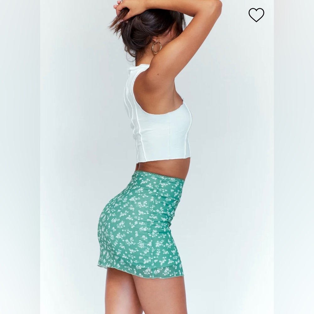 Sandra Mini Skirt Green